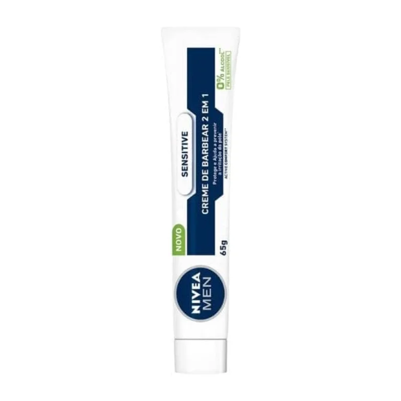 NIVEA CR BARBA - 65g sensitive