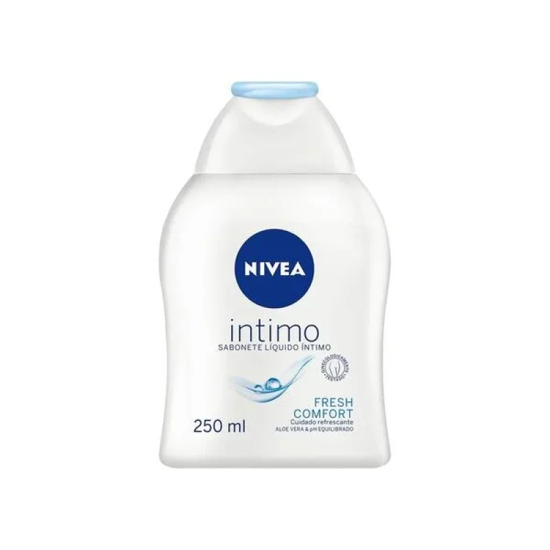 Nivea Fresh Comfort Sabonete Íntimo Feminino Aloe Vera Líquido 250ml