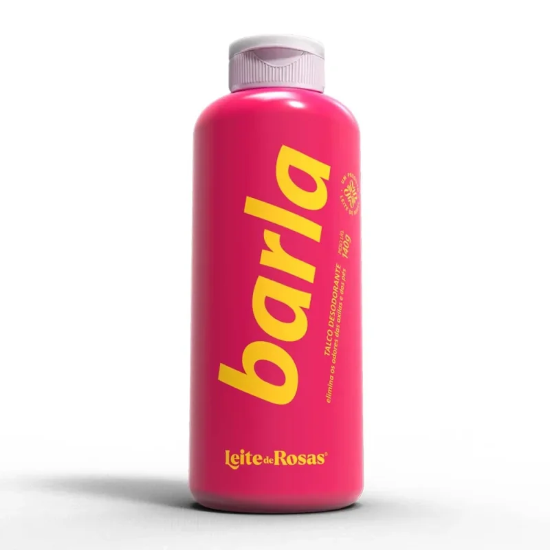 Talco Barla Leite de Rosas 140g