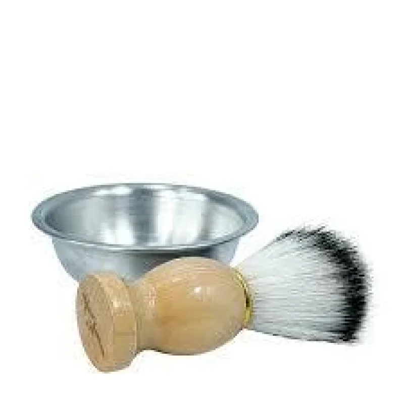 Kit Barbear Bodiosa Tigela de Alumínio e Pincel