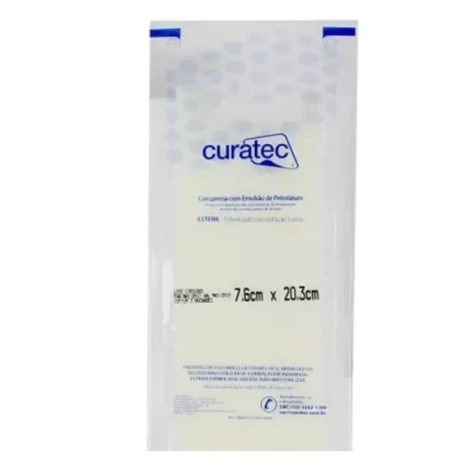 Curativo Curatec com Emulsão de Petrolatum 7,6cm x 20,3cm (1/1)