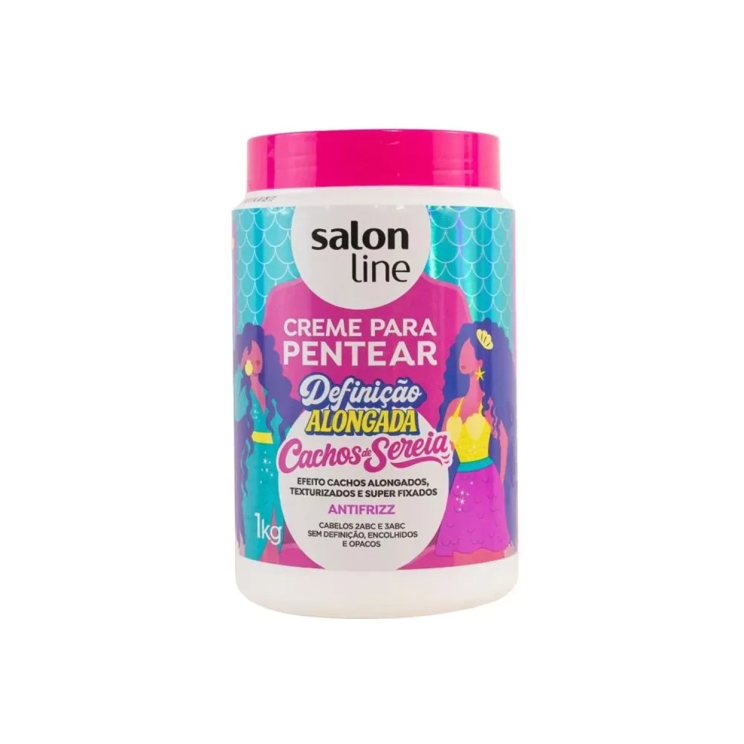 Creme para Pentear Salon Line Definição Alongada Cachos de Sereia 1kg (1/1)