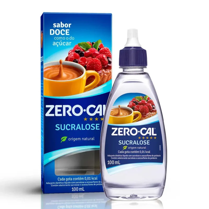 Adoçante Zero Cal Sucralose Líquido 100ml