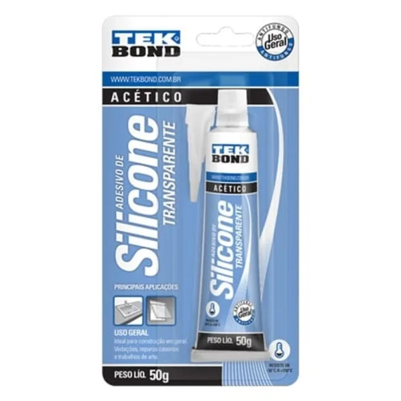 Cola Tek Bond Silicone Líquido 50g