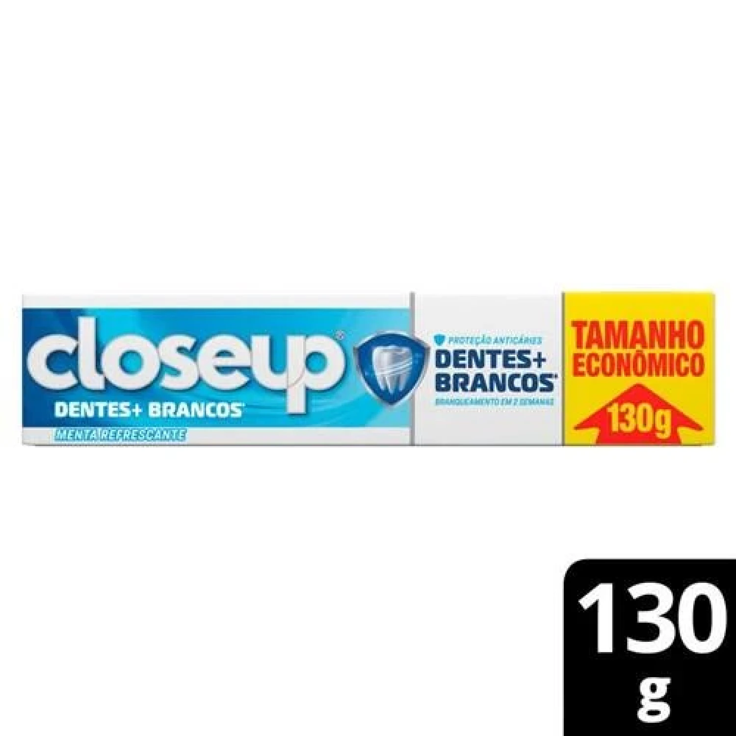 Creme Dental Closeup Dentes + Brancos Menta Refrescante 130g (1/1)