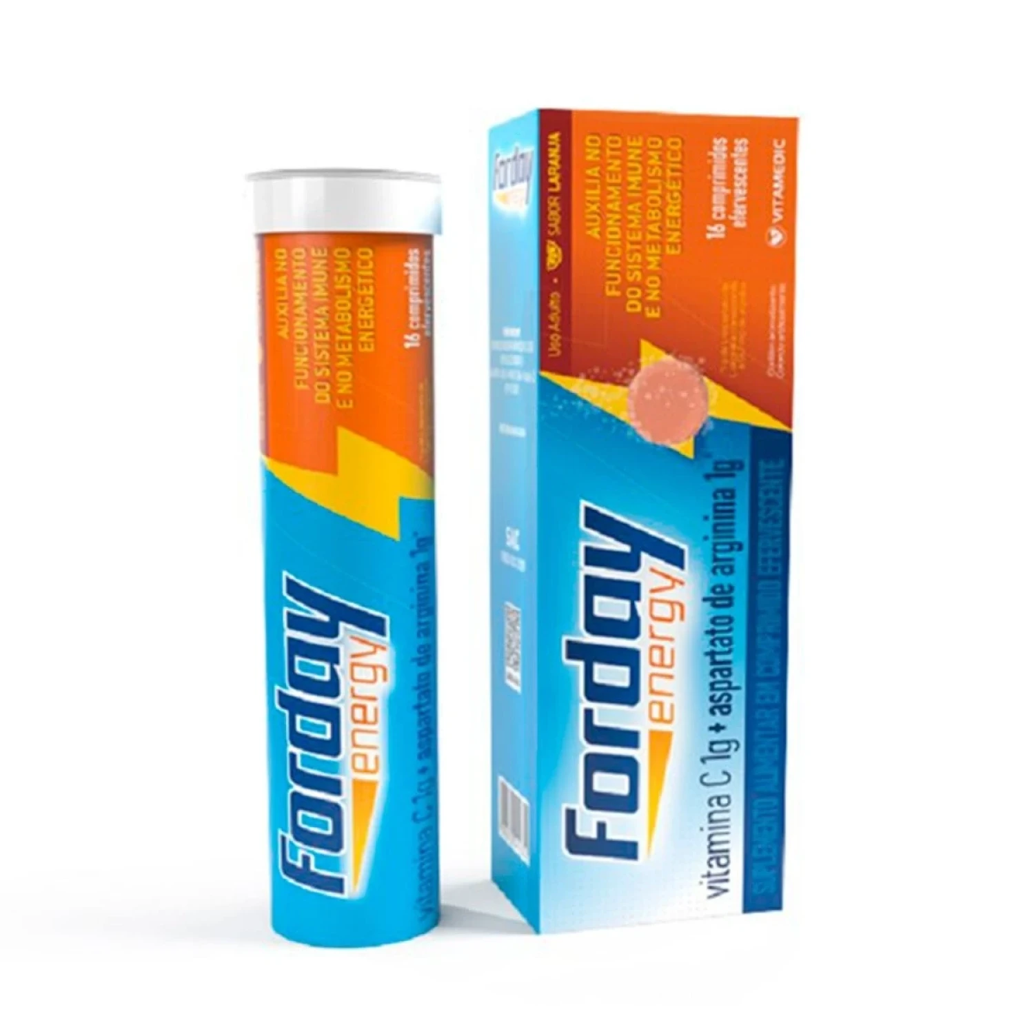 Forday Energy Efervescente Vitamedic 16 Comprimidos (1/1)