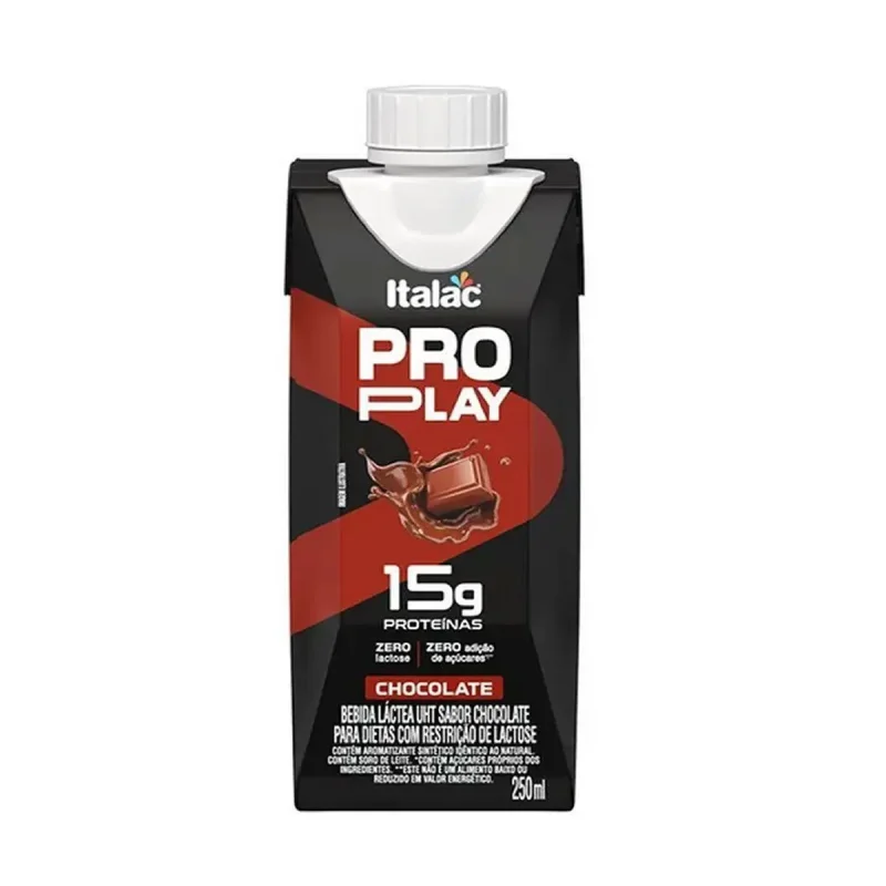 Bebida Láctea Italac Pro Play Zero Lactose Chocolate 250ml