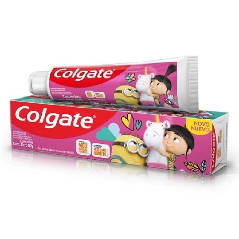 Creme Dental Colgate Kids Meu Malvado Favorito Agnes Melancia 60g