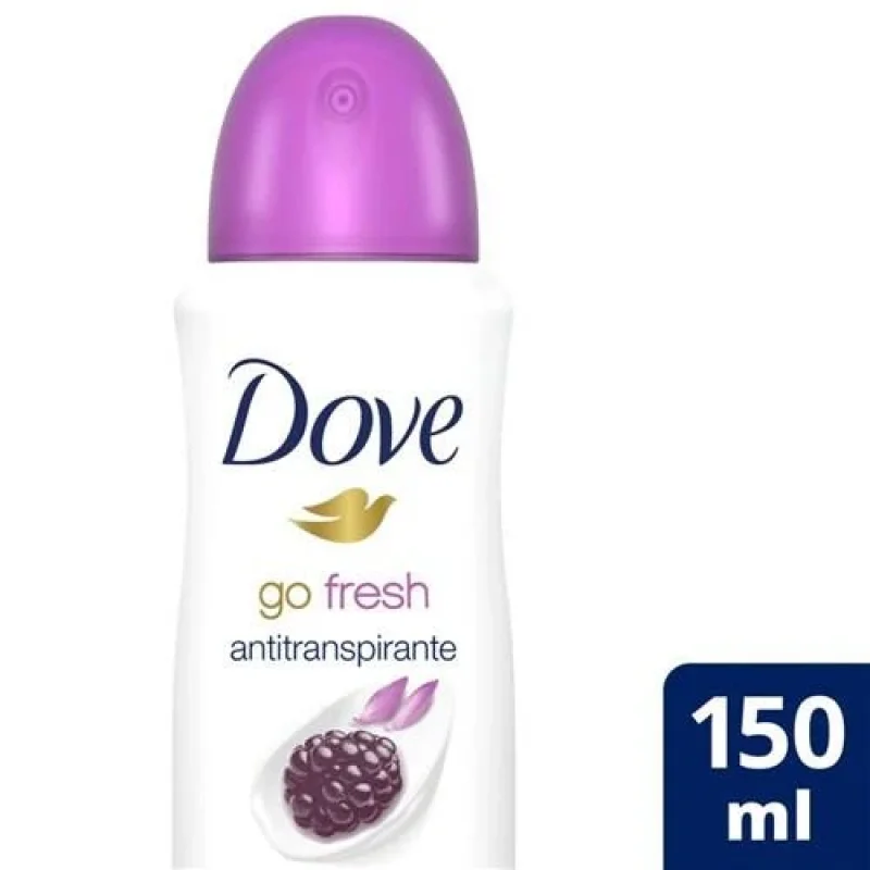Desodorante Aerossol Dove Go Fresh Amora & Flor de Lótus 87g