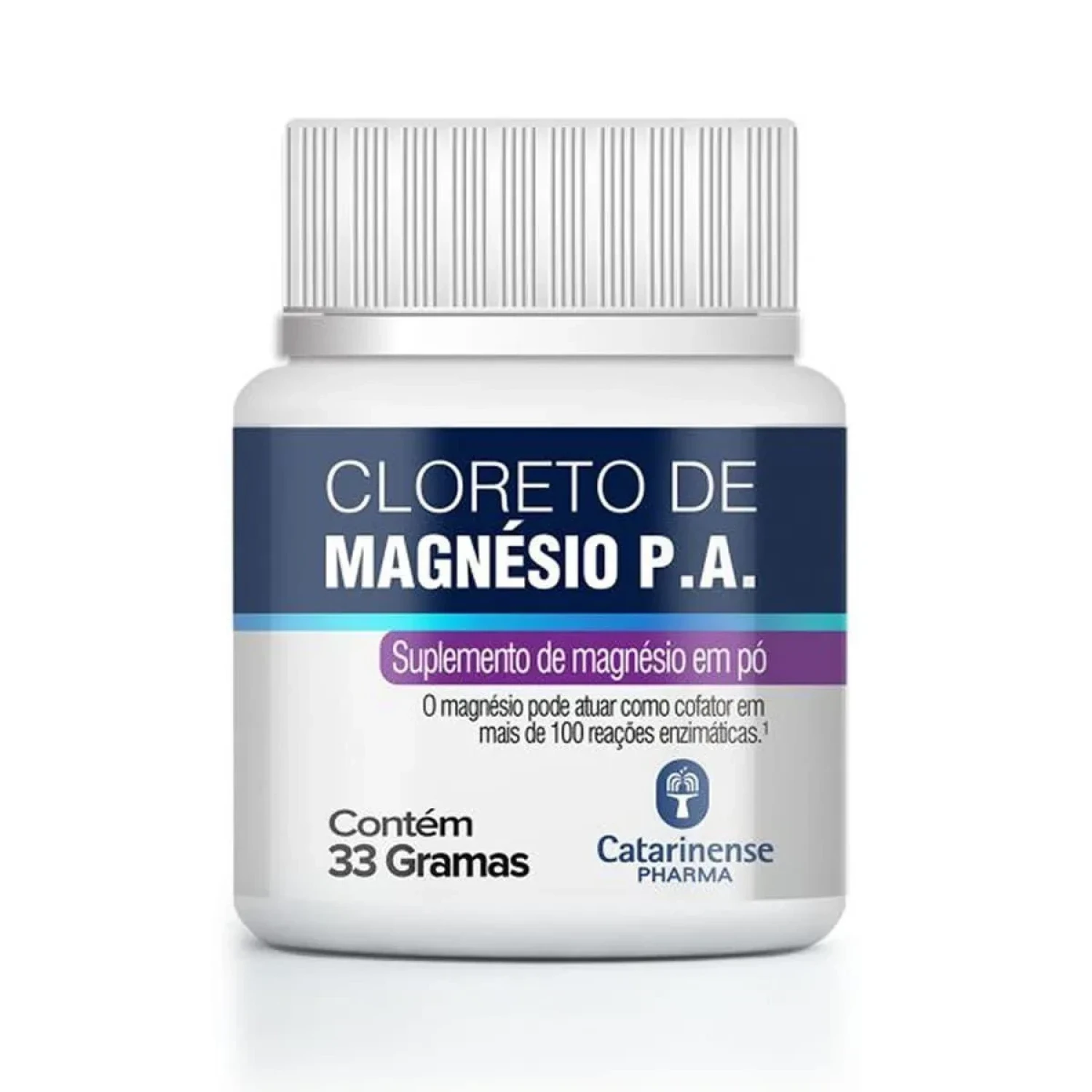 Cloreto de Magnésio P.A. Catarinense frasco com 33g de pó para solução de uso oral (1/1)