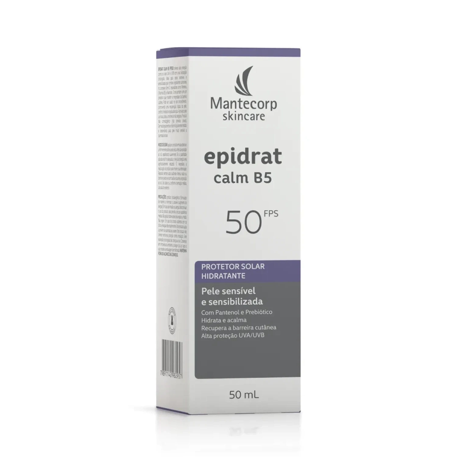 Protetor Solar Hidratante Epidrat Calm B5 FPS 50 Bisnaga 50ml (1/1)