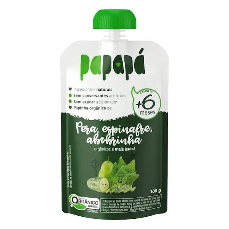 PAPINHA ORG - 100g pera esp abobrinha