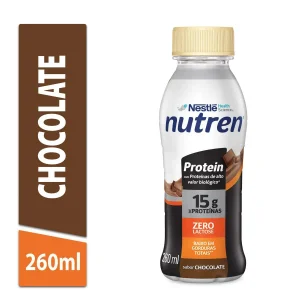 Bebida Láctea Nutren Protein Zero Lactose Chocolate 260ml