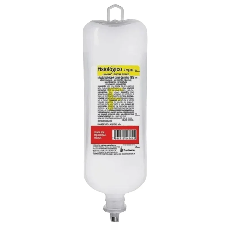Soro Fisiológico 0,9% Copeli 500ml Sistema Fechado