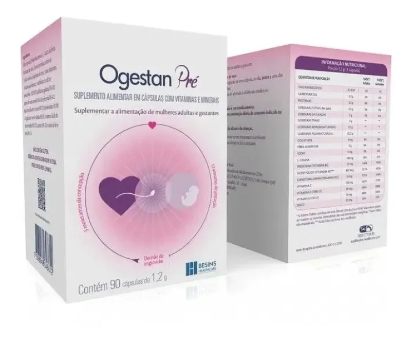 Ogestan Pré, com 90 cápsulas