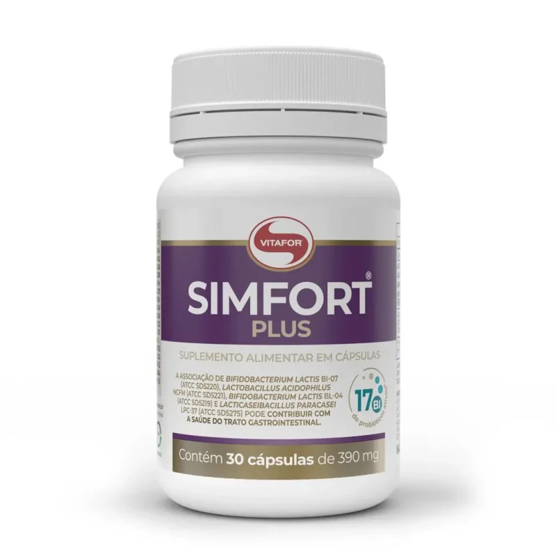 Simfort Plus 390mg, com 30 cápsulas