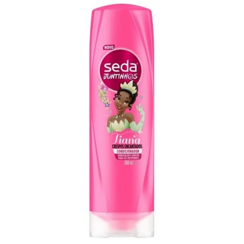 Condicionador Seda Infantil Tiana Juntinhos Crespos Encantados 300Ml