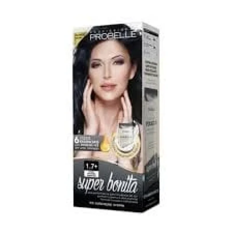SUPER BONITA Tinta de Cabelo Preto Azul 1.7