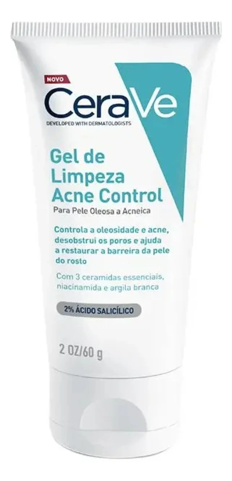 Gel para Limpeza Facial CeraVe Acne Control 60g