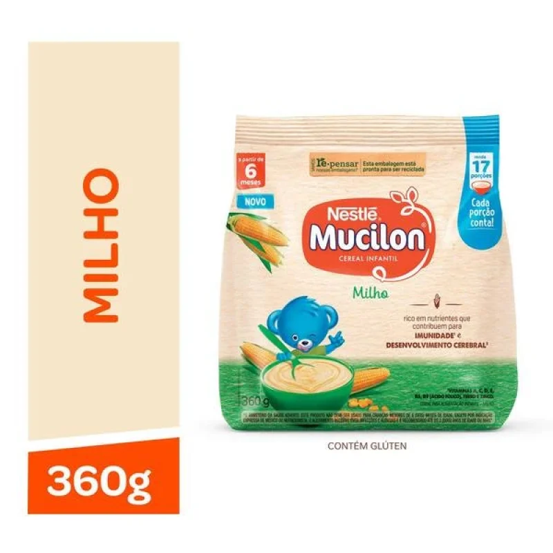 Cereal Infantil Mucilon Milho 360g