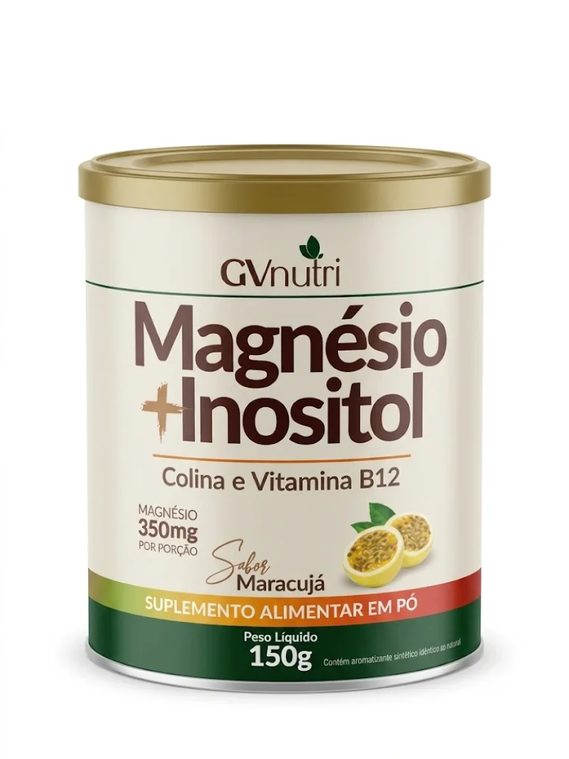 Magnésio + Inositol GVnutri Colina e Vitamina B12 150g