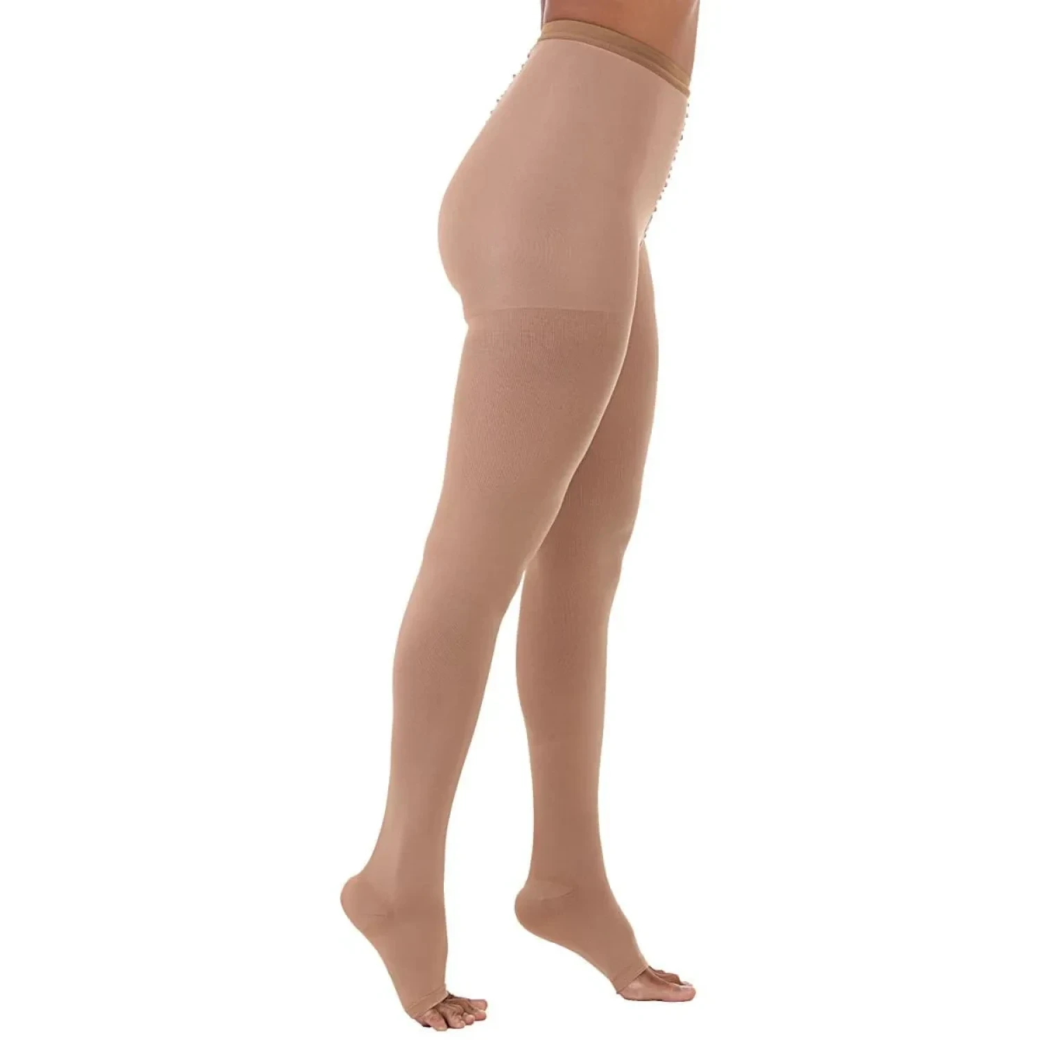 Meia-Calça de Compressão Venosan Ultraline 4000 20-30mmHg G Ponteira Aberta Bege (1/2)