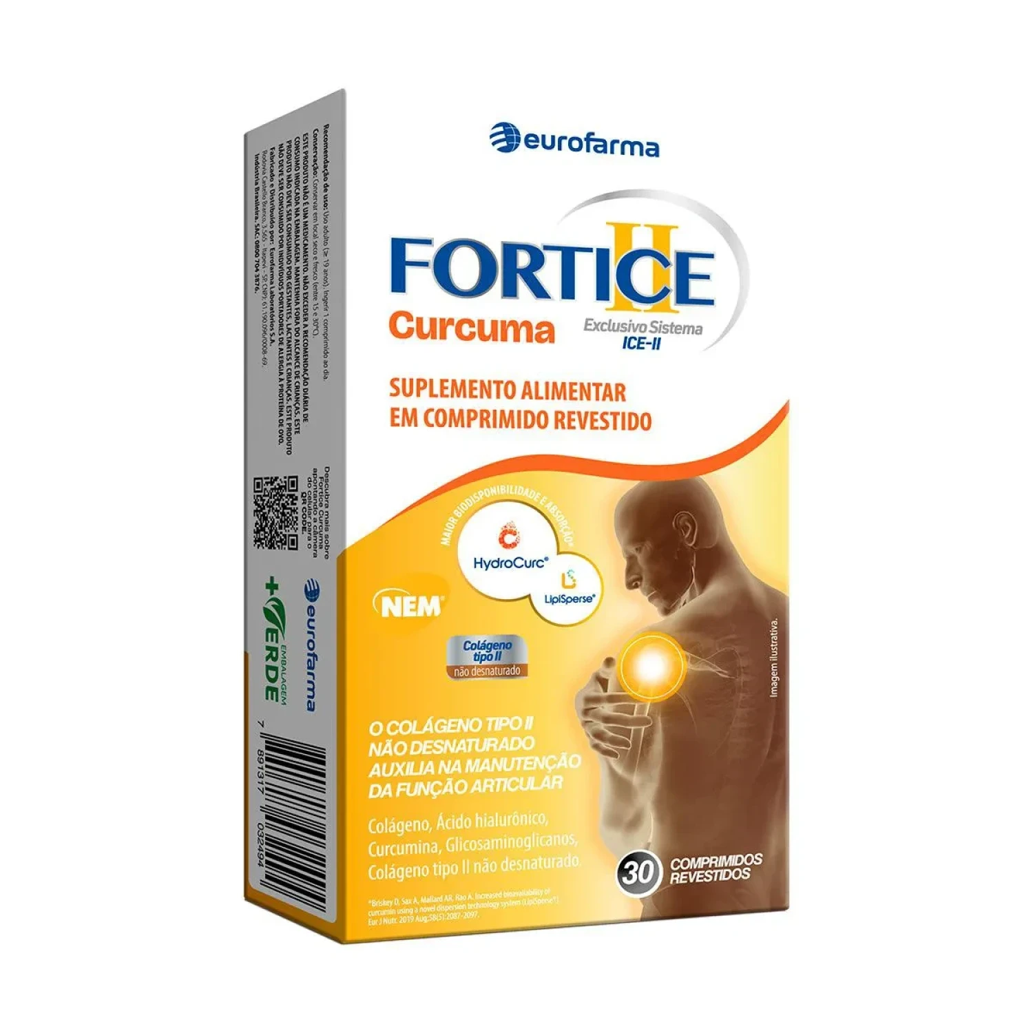 Fortice Curcuma 30 comprimidos (1/1)