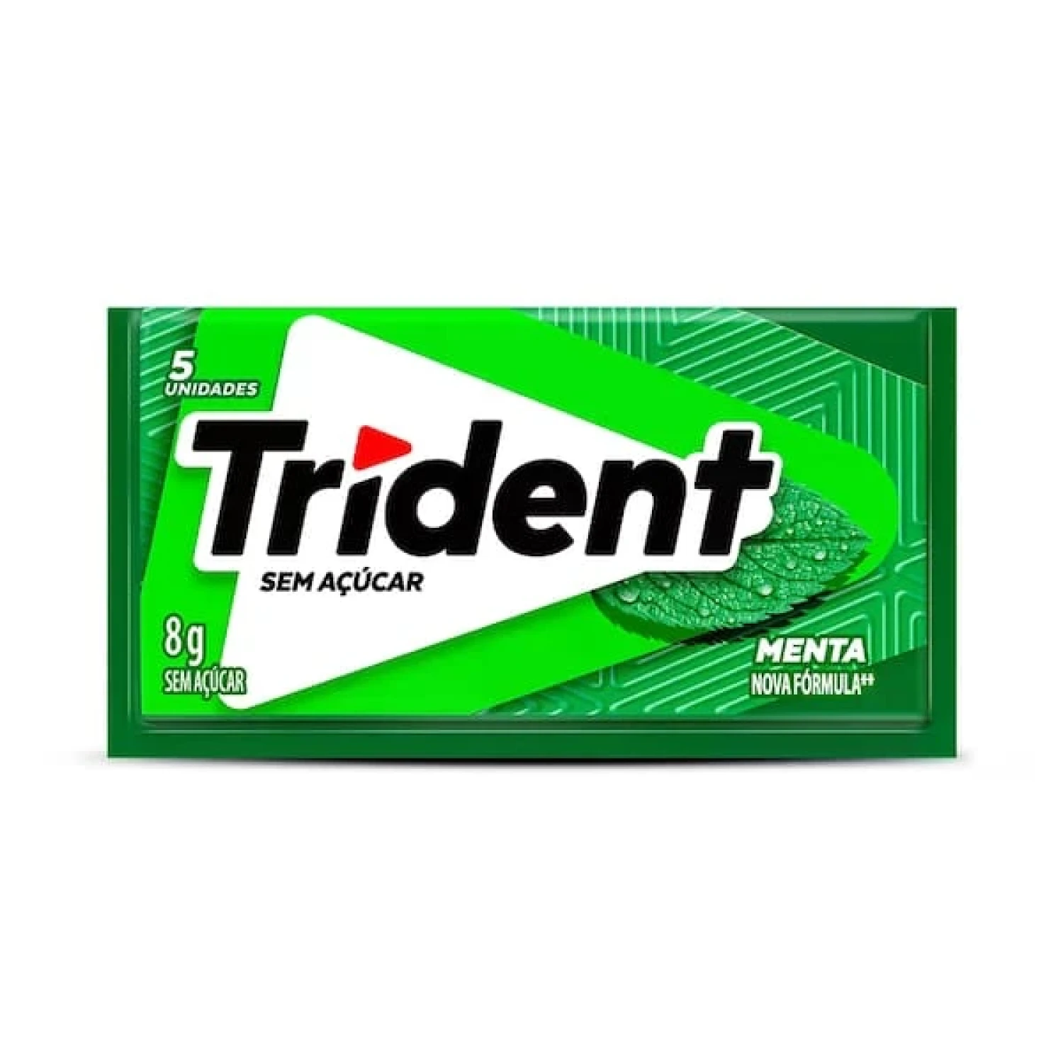 Trident Goma de Mascar Menta Verde 5 Unidades (1/1)