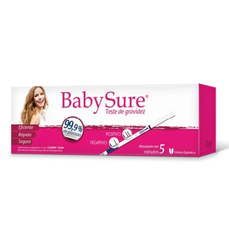 Teste de Gravidez Baby Sure, com 1 unidade