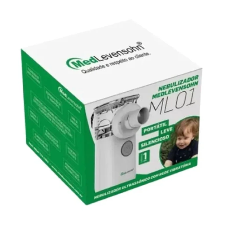 Nebulizador Ultrassônico Portátil Medlevensohn ML01