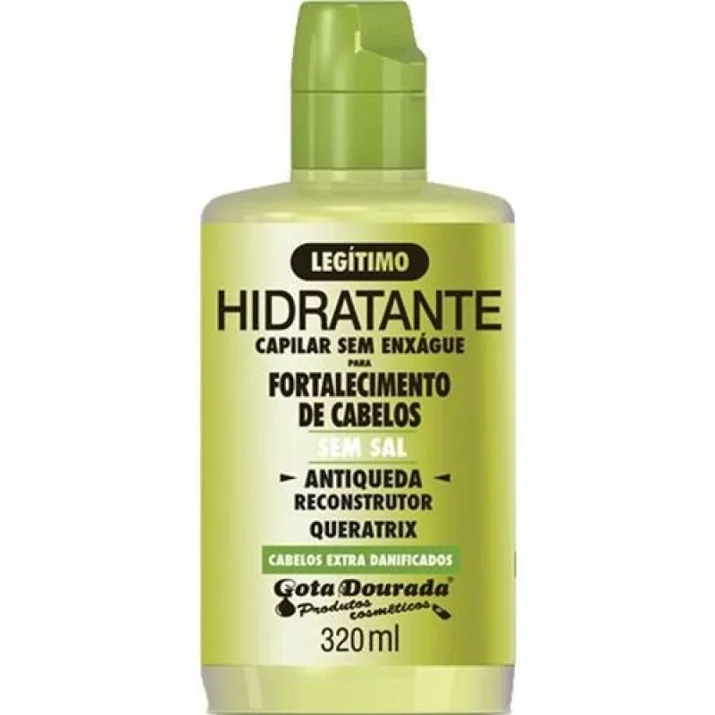CREME PARA PENTEAR GOTA DOURADA - 320ml antiqueda