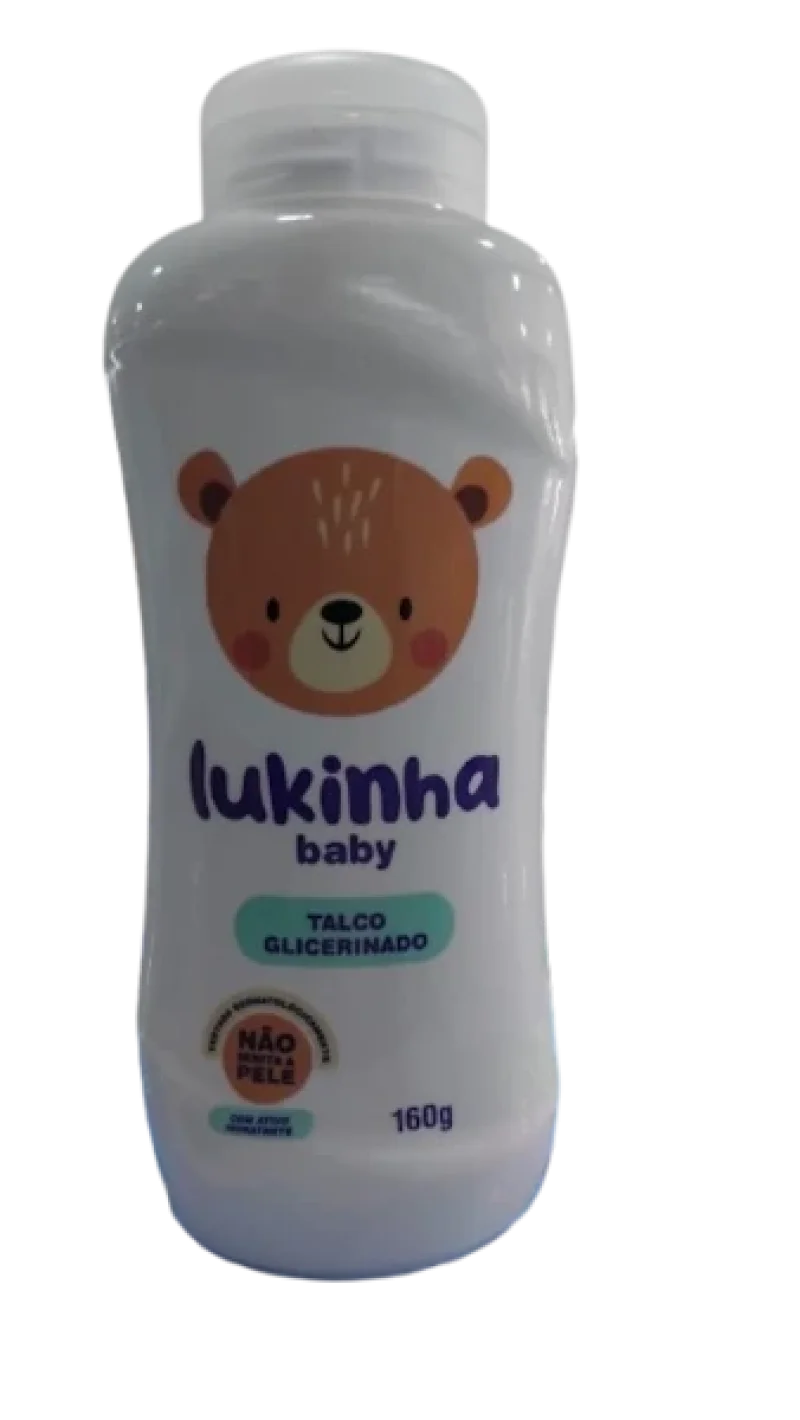 Talco Lukinha Baby Glicerinado 160g