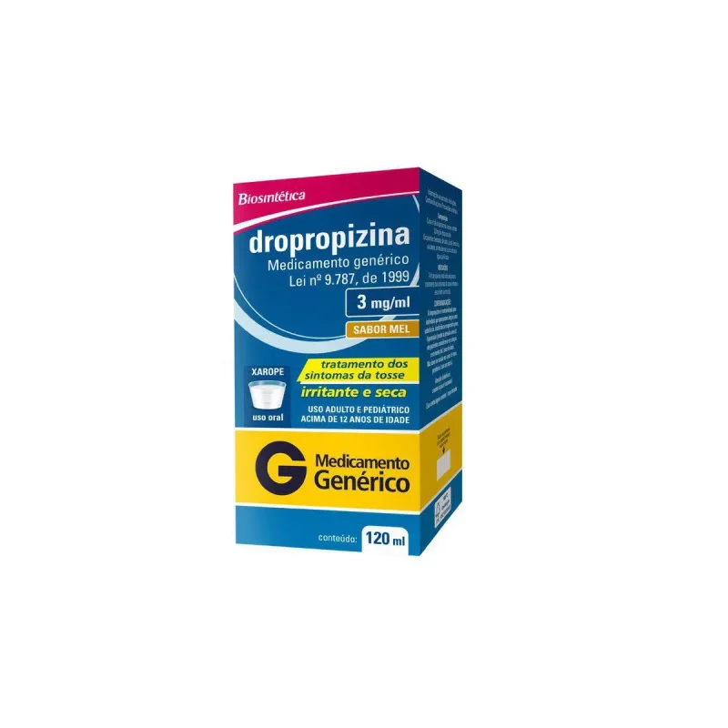 Dropropizina 3mg/mL Xarope 120mL - Aché