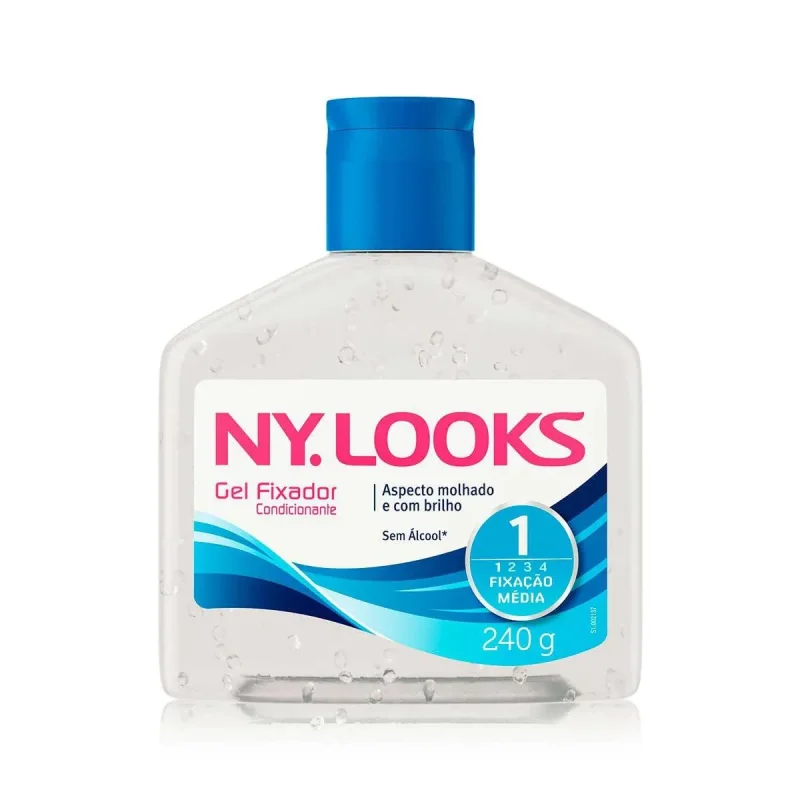 Gel Fixador NY Looks Condicionante Fixação Média 240g