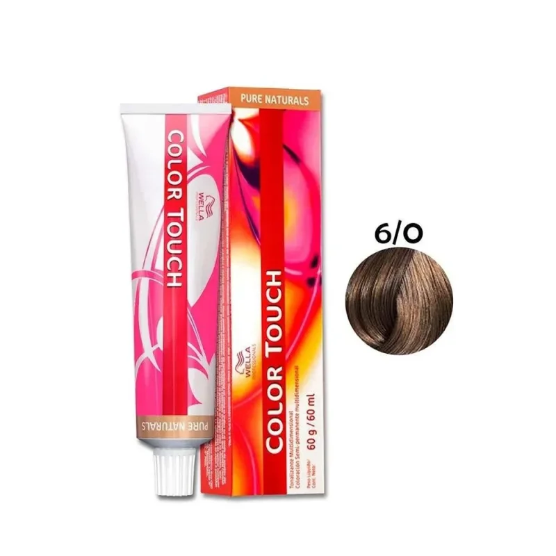 Tonalizante Wella Professionals Color Touch 6/0 Louro Escuro