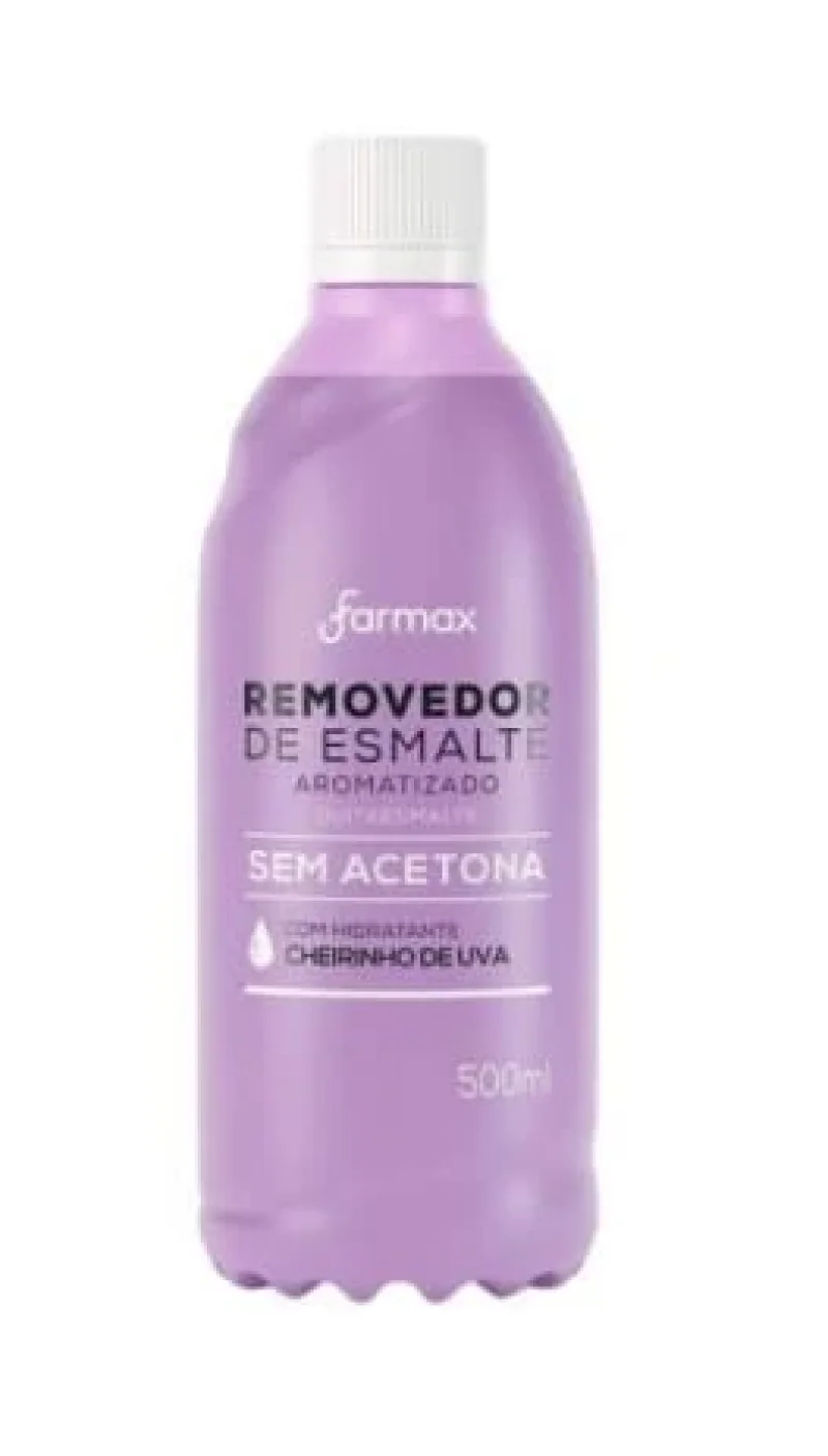 REMOVEDOR DE ESMALTE - 500ml farmax uva