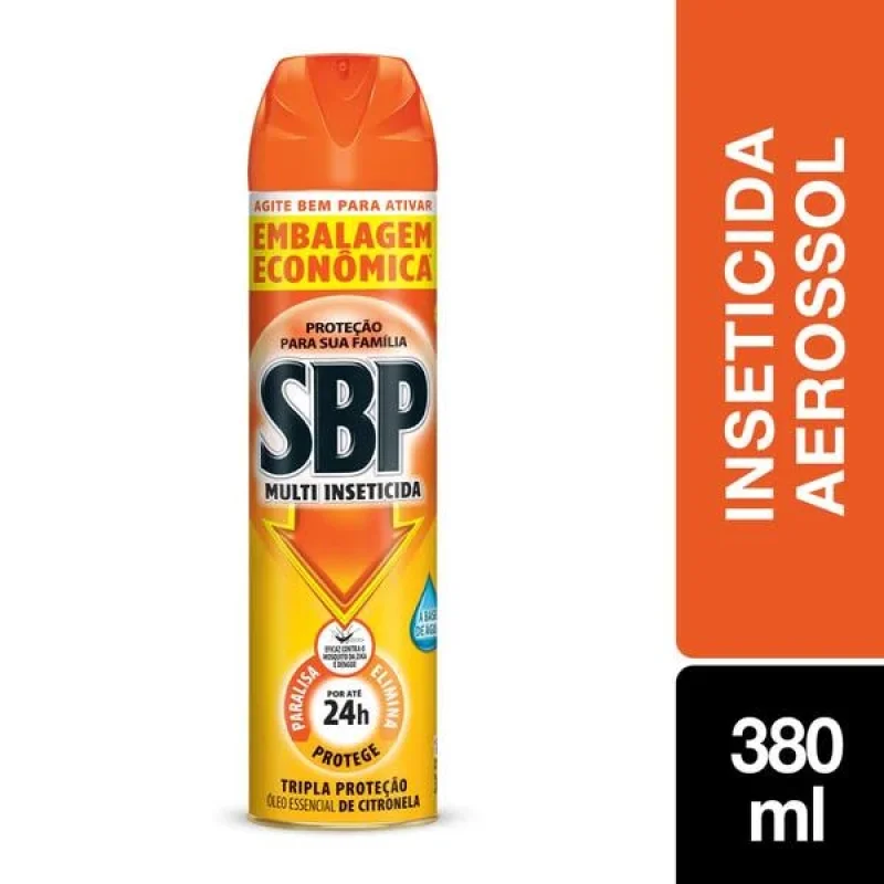 Inseticida Aerossol SBP Multi Citronela 380ml