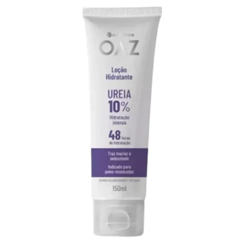Oaz Loção Hidratante com 10% de Ureia Hidratação Intensa 48 Horas 150Ml Eurofarma
