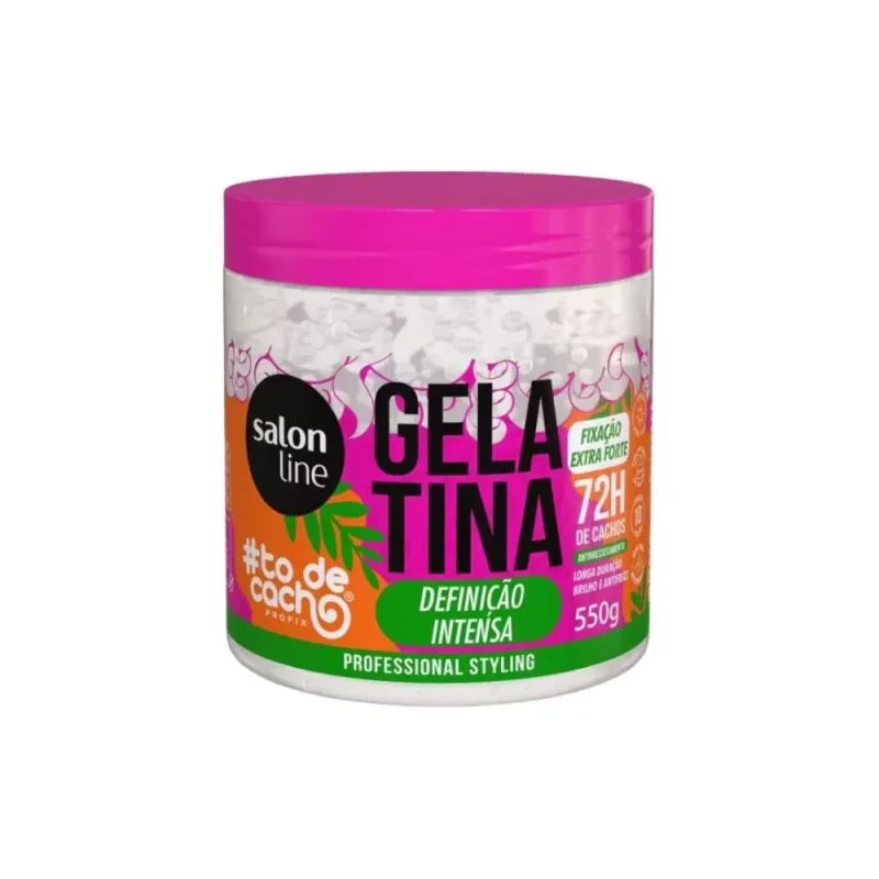 Gelatina Capilar Salon Line Tô de Cachos Definição Intensa 550g