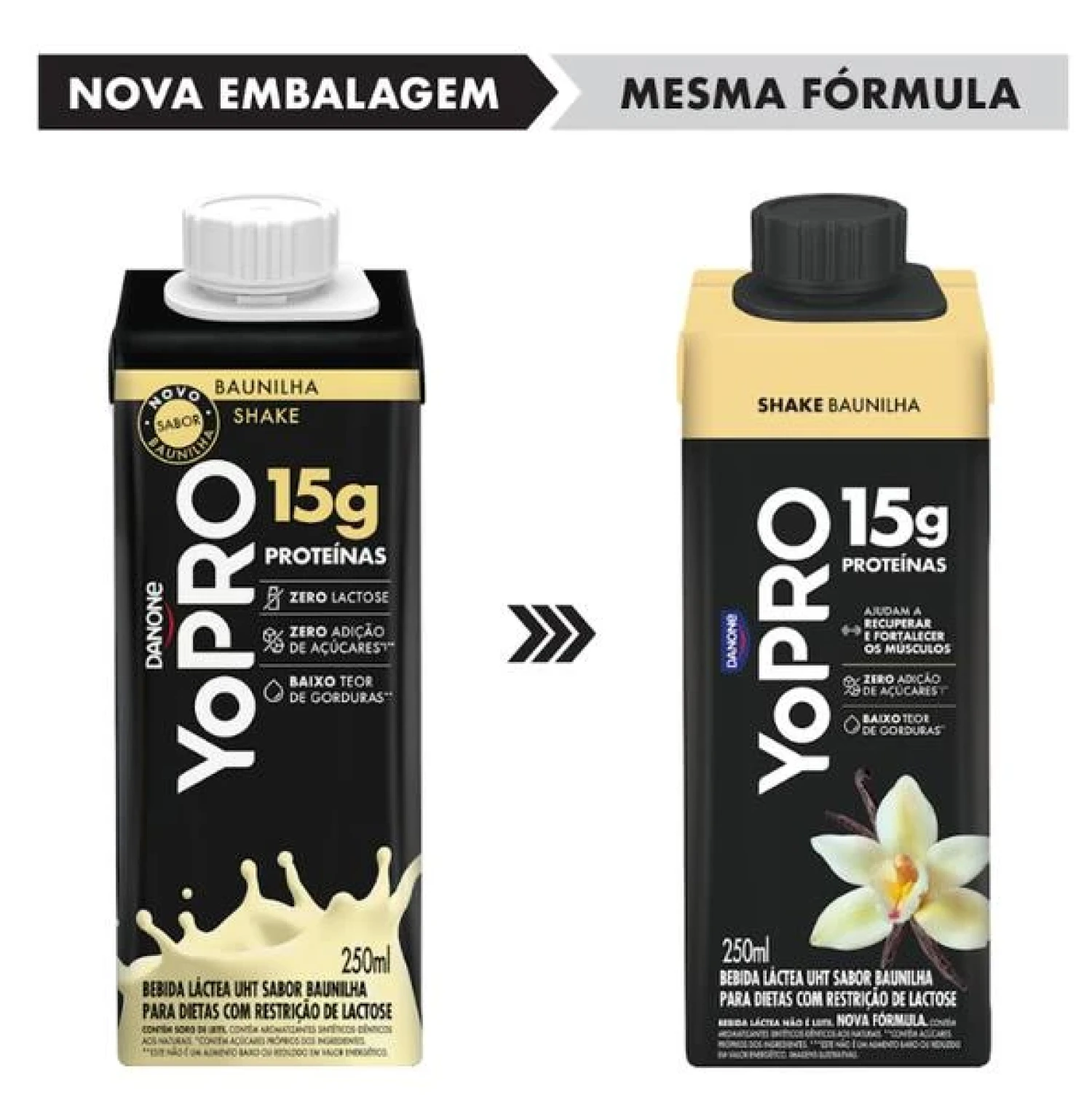 YOPRO Protein Bebida Baunilha 250ml (1/1)