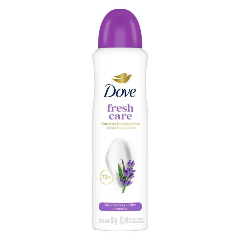 Desodorante Aerossol Dove Fresh Care Lavanda & Baunilha 87g