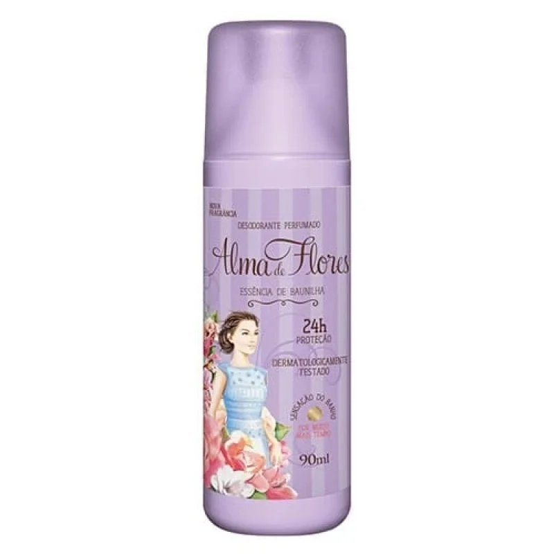 Desodorante Aerossol Alma de Flores Baunilha 90ml