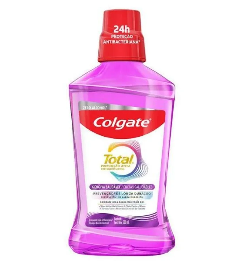 Enxaguante Bucal Colgate Total 12 Gengiva Reforçada 500mL