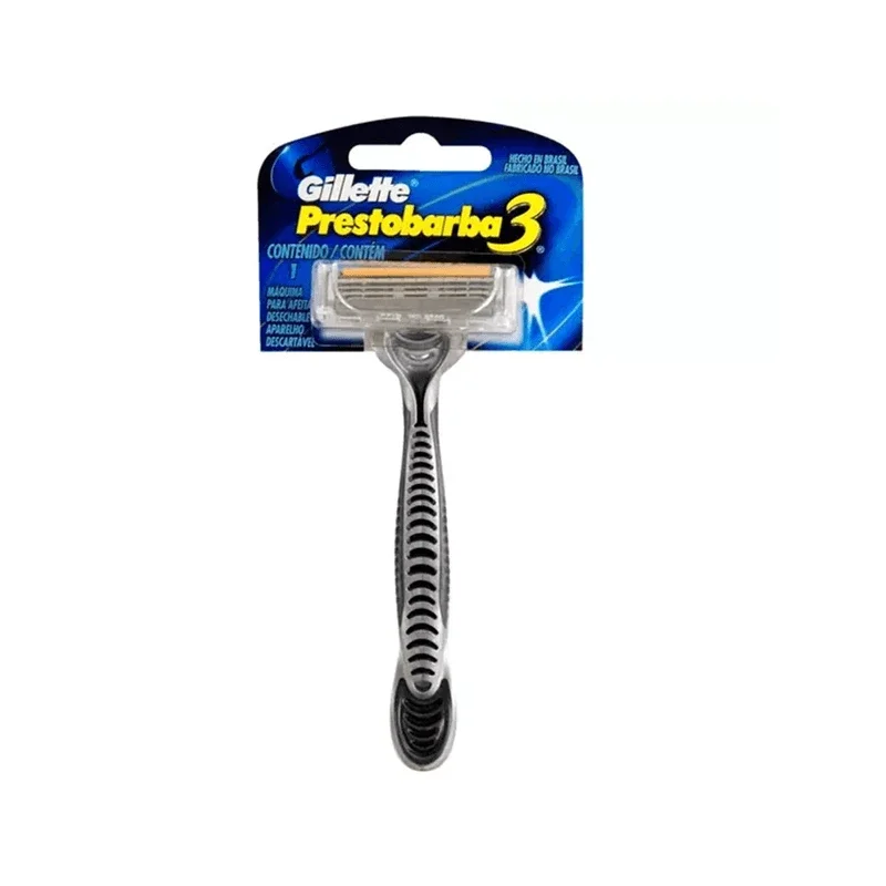 Aparelho de Barbear Descartável Gillette Prestobarba 3 Champions League, com 1 unidade