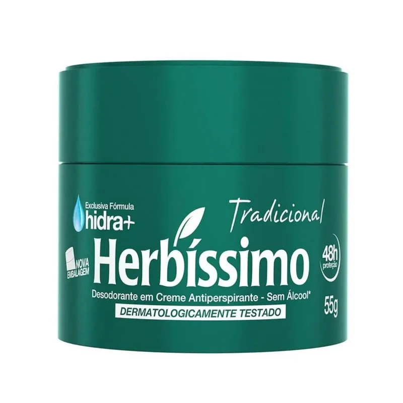 Desodorante Creme Herbíssimo Tradicional 55g