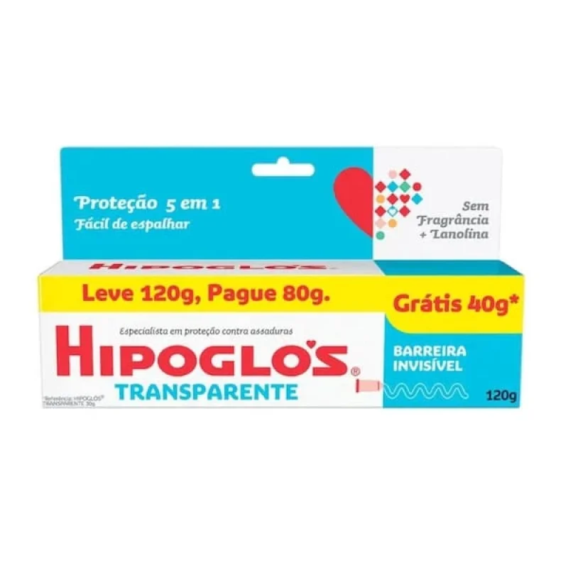 Pomada para Assadura Hipoglós Transparente 120g