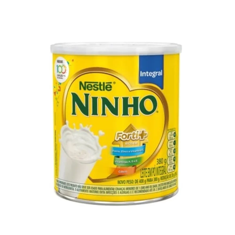 Leite em Pó Ninho Forti+ Integral 380g