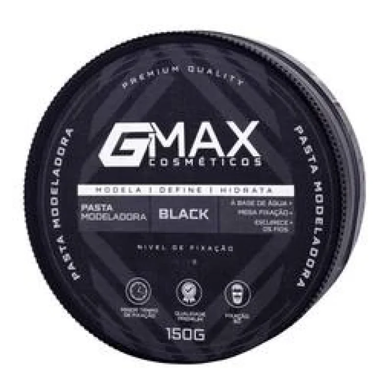 Pasta Modeladora Para Cabelo Black Gmax