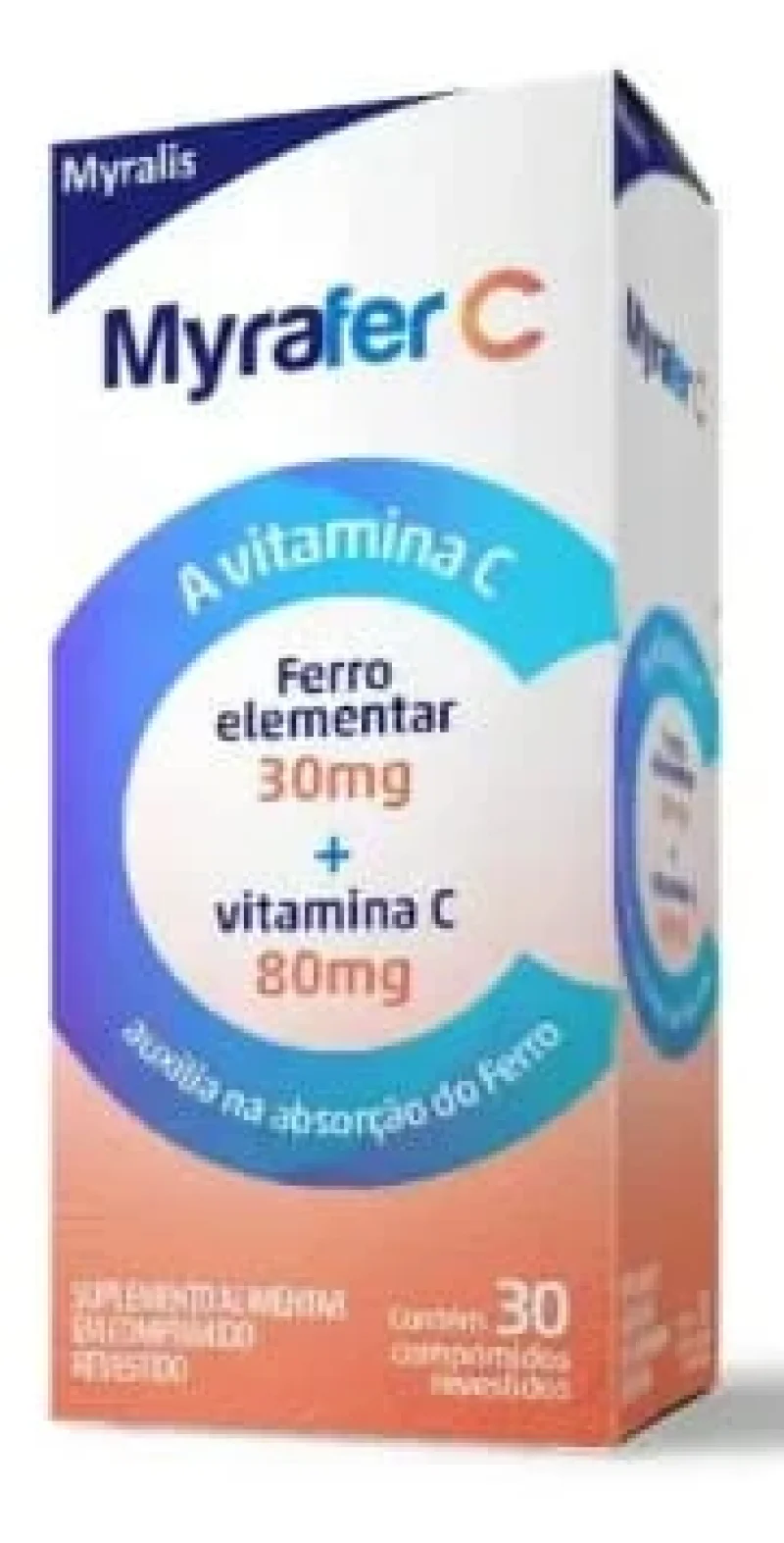 Myrafer 80mg 30 Comprimidos