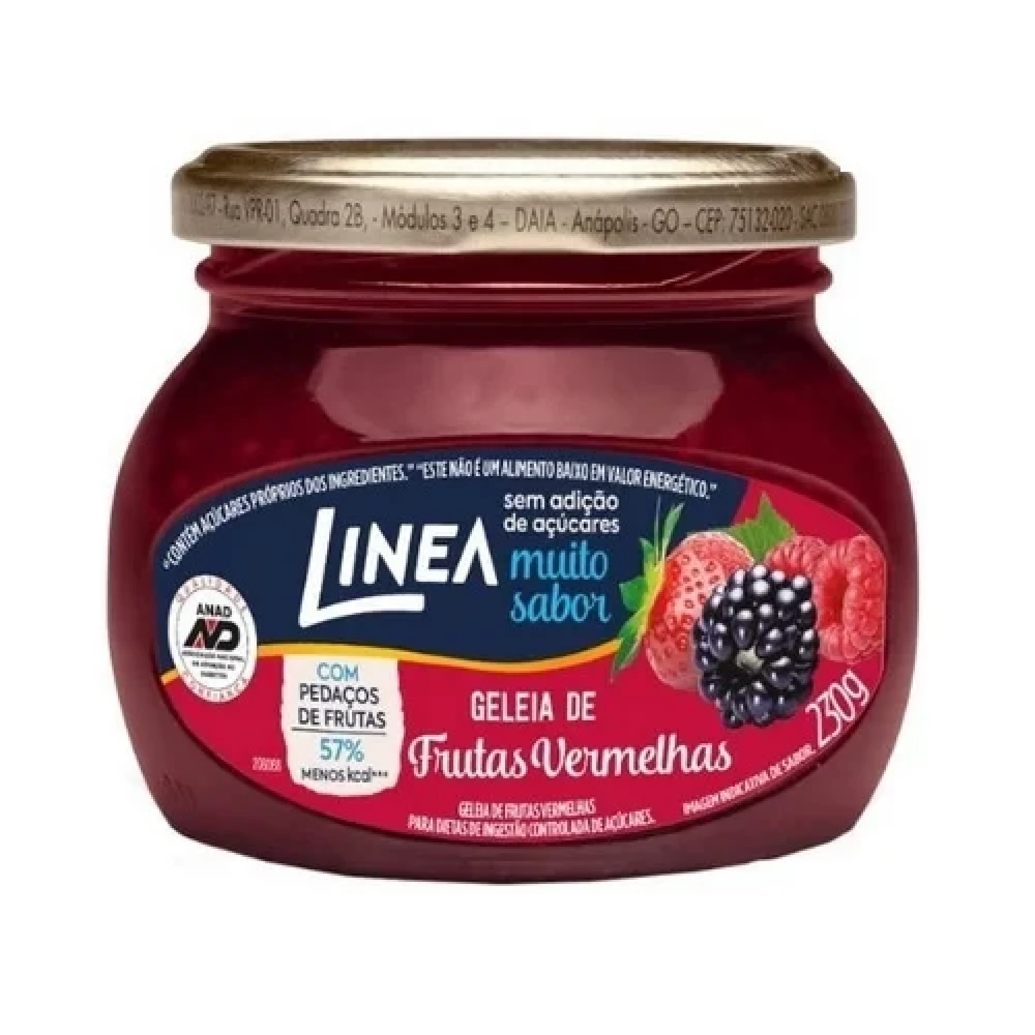 Geleia de Frutas Vermelhas Linea sem Adição de Açúcar 230g (1/1)